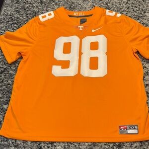 Nike Tennessee Vols Stitched Jersey #98. Dri Fit. Amazing Condition